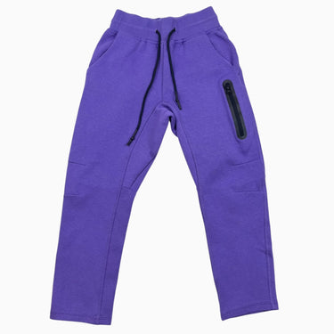 Jogging violet en coton et poly 8Y