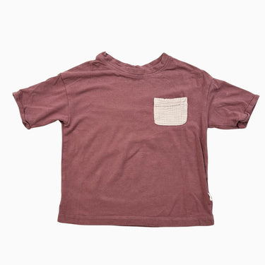 T-shirt prune en rayonne de bambou et coton 2Y