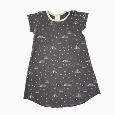 Robe de nuit anthracite 'van' 5-6Y