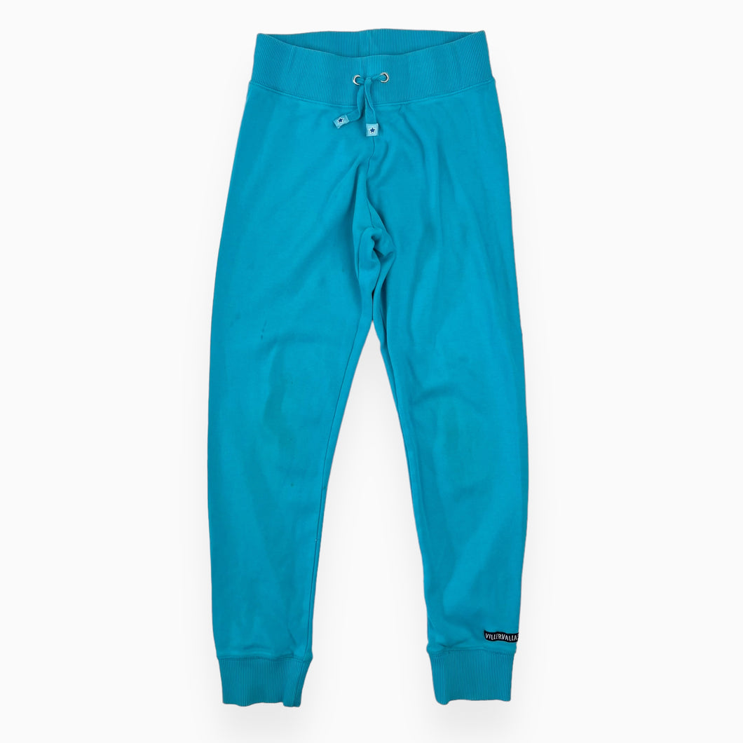 Jogging turquoise en coton french terry 134cm (9Y)