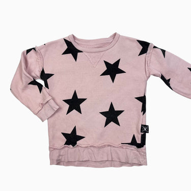 Pull rose étoiles 2-3Y