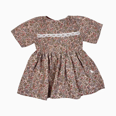 Robe fleurie avec bande en dentelle 3Y