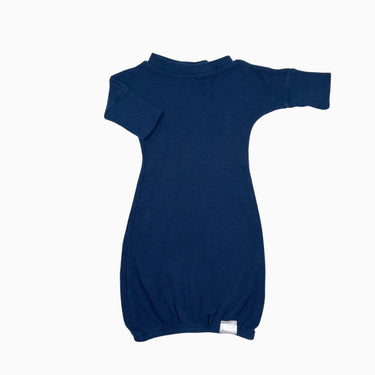 Dormeuse sarcelle en coton gaufré 0-6M