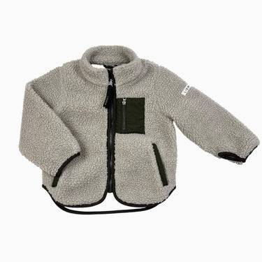 Manteau sauge en sherpa 1.5Y