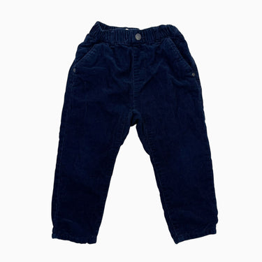 Pantalon marine en corduroy 18-24M