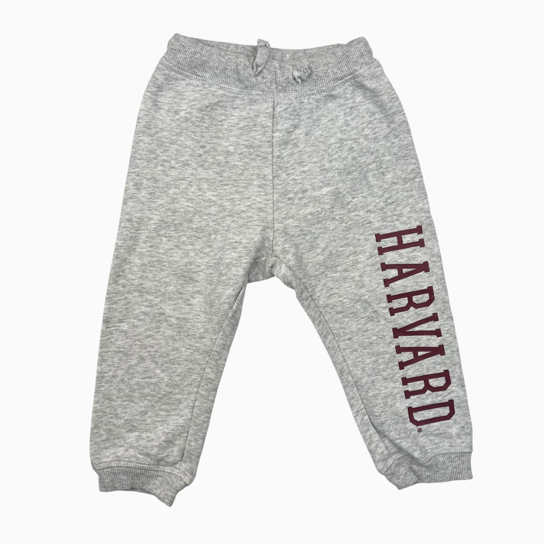 Pantalon de jogging gris chiné en coton et poly 'Harvard' 1.5-2Y