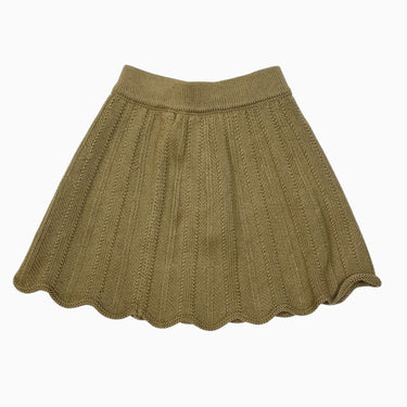 Jupe olive en tricot de coton 110CM 5Y