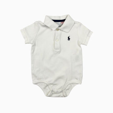 Cache-couche style polo blanc 9M