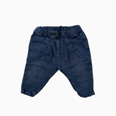 Pantalon 'look denim' coupe bubble 6-9M