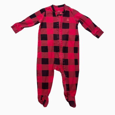 Pyjama en coton à carreaux 9-12M