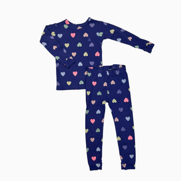 Pyjama violet 'coeurs' 4Y