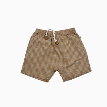 Short ocre à vichy 9M