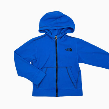 Veste à capuchon bleu en polar 5Y