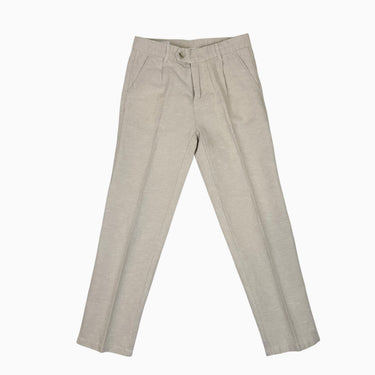 Pantalon naturel en lin et coton 9Y