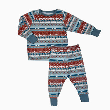 Ensemble style sous-couche à motifs aztèques 9-12M