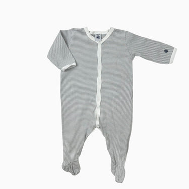 Pyjama à rayures grises 6M
