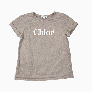 T-shirt greige 'Chloé' 10Y