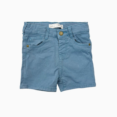 Short bleu en denim 6-9M