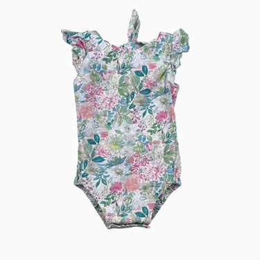 Barboteuse fleurie en coton 2Y