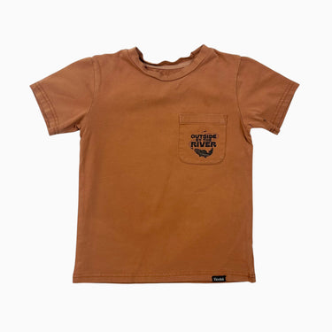 T-shirt marron 'Outside by the river' 3Y