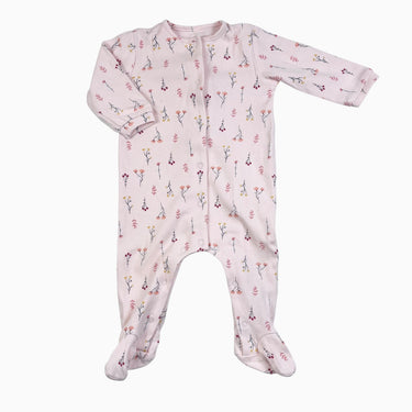 Pyjama rose fleuri 6M