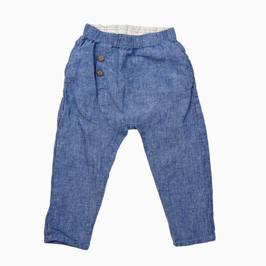 Pantalon en chambray de coton 2-3Y