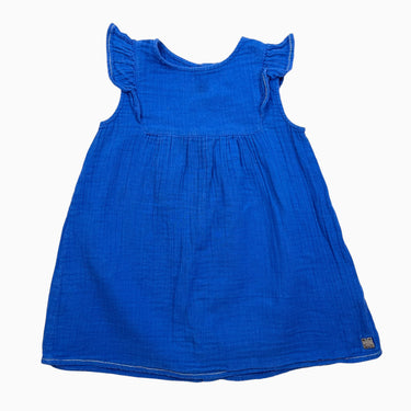 Robe bleu royale mousseline 3Y
