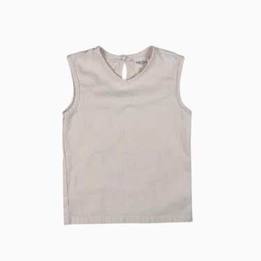 Camisole pêche en lin et coton 4Y
