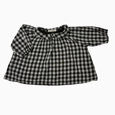 Blouse en mousseline de coton vichy 18-24M