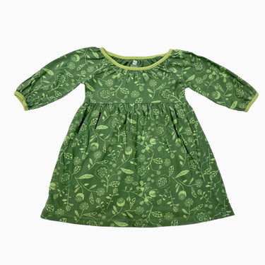 Robe verte fleurie 2Y