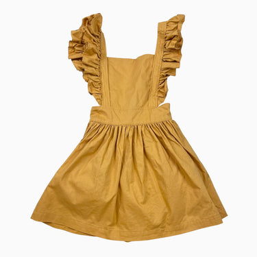Robe tablier ocre 5-6Y