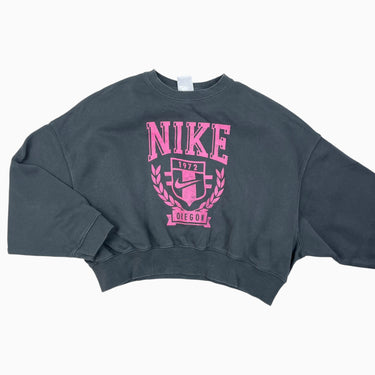 Pull charcoal 'cropped' Nike Oregon M fit 10Y