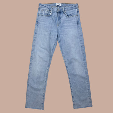 Jeans 'cropped' en denim clair pour femmes 26US