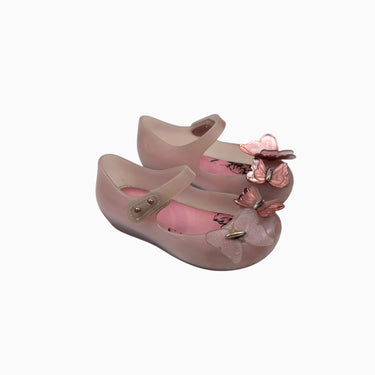 Ballerine 'Jelly' rose papillons 7US - 22-23 EUR