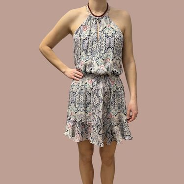 Robe en soie doublée en poly pour femmes S