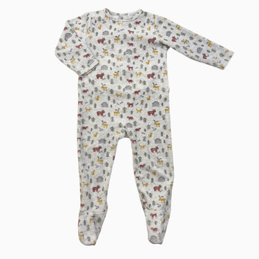 Pyjama gris 'animaux de la foret' 18M