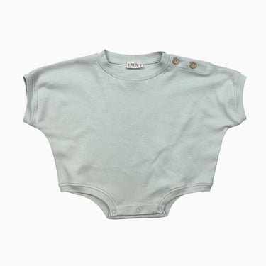 Barboteuse menthe en coton bio 1-3M