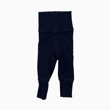 Pantalon marine en coton à taille cotelé 1M