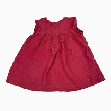 Robe corail en lin 9M