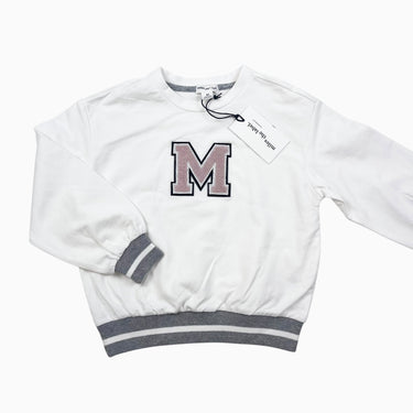 Pull blanc 'M' 6Y
