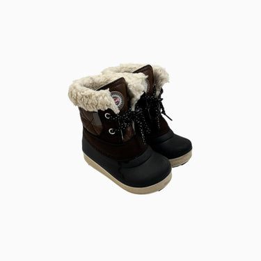 Bottes d'hiver marron matelassé doublées 21-22EU