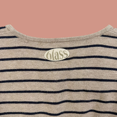 Veste crop rayée fleur 7Y