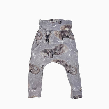 Pantalon gris 'éléphants' 1-3Y