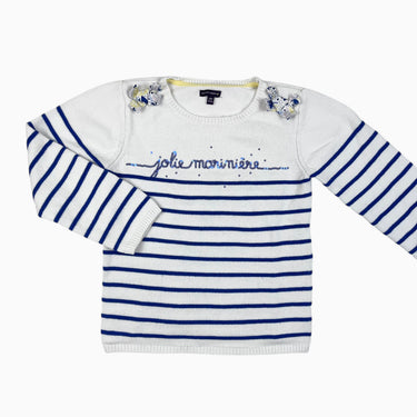 Pull à rayures bleues 'Jolie marinière' 7Y