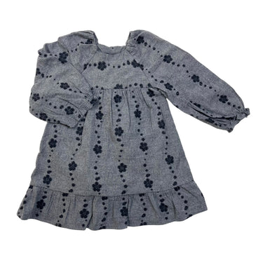 Robe grise fleurie 18-24M