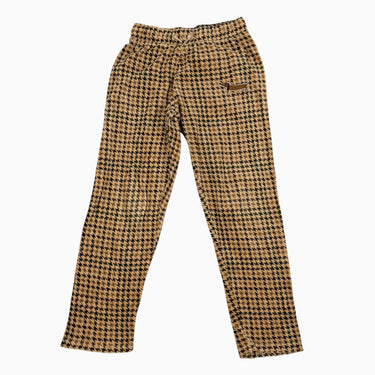 Pantalon latté pied-de-poule en ratine 9-11Y