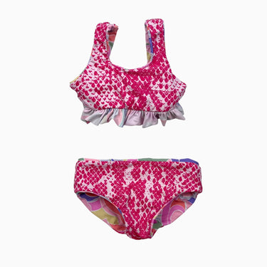 Bikini coloré réversible 'serpent' 2Y