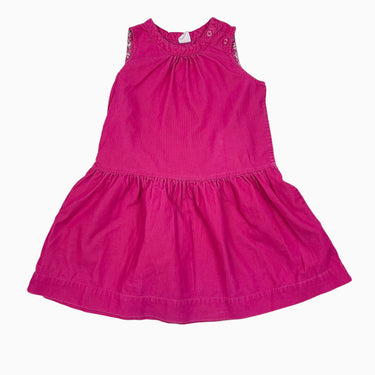 Robe fushia en corduroy 4Y