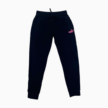 Jogger noir logo rose brodé 10-12Y