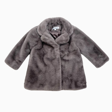 Manteau faux-fur style vison en poly 3Y
